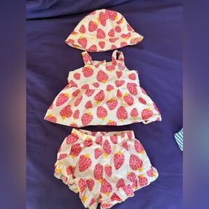 Strawberry summer set 24 mos